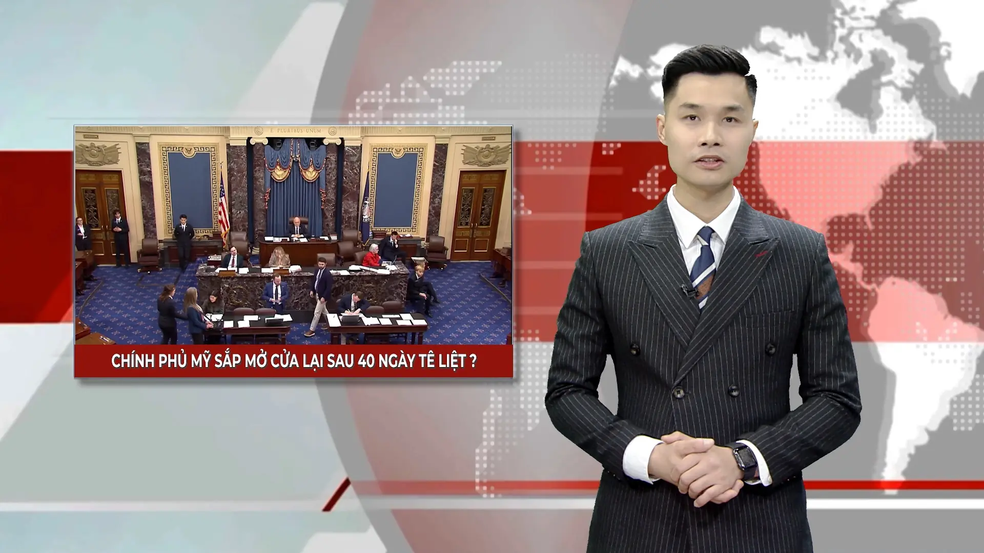  Chính phủ Mỹ sắp mở cửa lại sau 40 ngày đóng cửa? | Nhìn ra thế giới | 10/11/2025